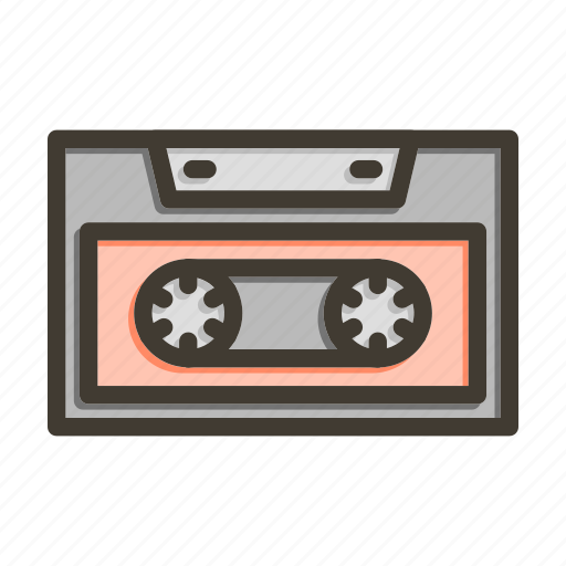 Cassette, player, audio, record, cassette tape, multimedia, retro icon - Download on Iconfinder