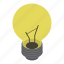bulb, electronics, light, idea, innovation, lamp, think 