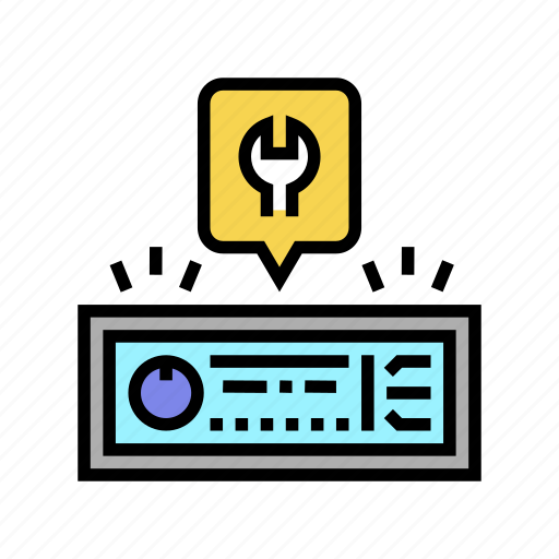 Car, audio, system, repair, video, computer icon - Download on Iconfinder
