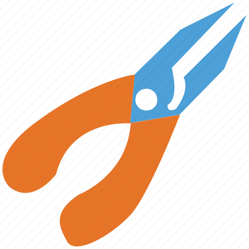 Pliers, tool, flat nose pliers, nose pliers icon - Download on Iconfinder