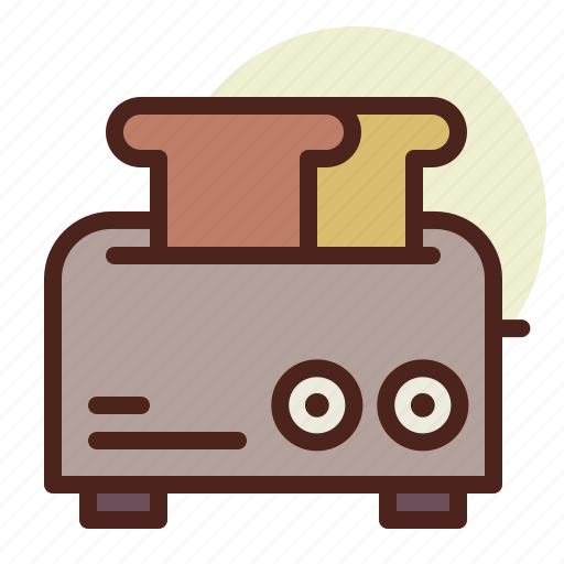 Kitchen, room, tech, toaster icon - Download on Iconfinder