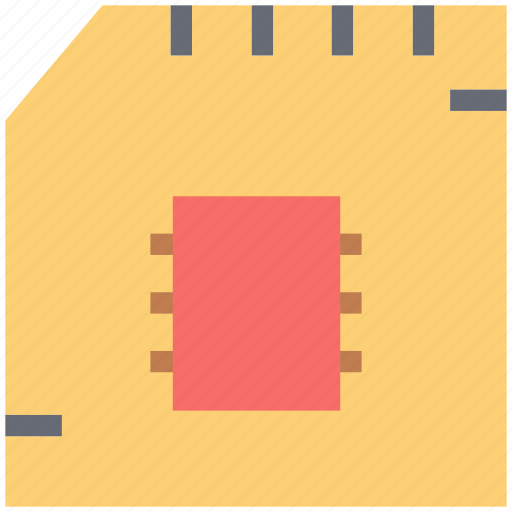 Chip, computer chip, memory card, sd card, sim, sim card icon - Download on Iconfinder