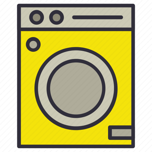 Washing, machine, clean, wash, electric icon - Download on Iconfinder