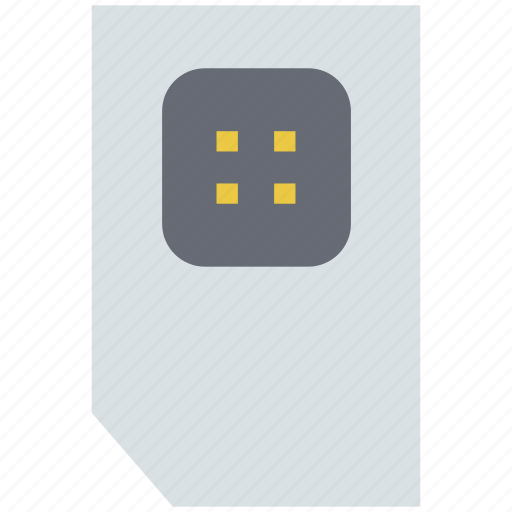 Chip, mobile network, phone sim, sim, sim card icon - Download on Iconfinder