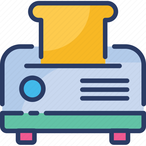 Bread, cooking, food, kitchen, machine, slice toaster, toaster icon - Download on Iconfinder