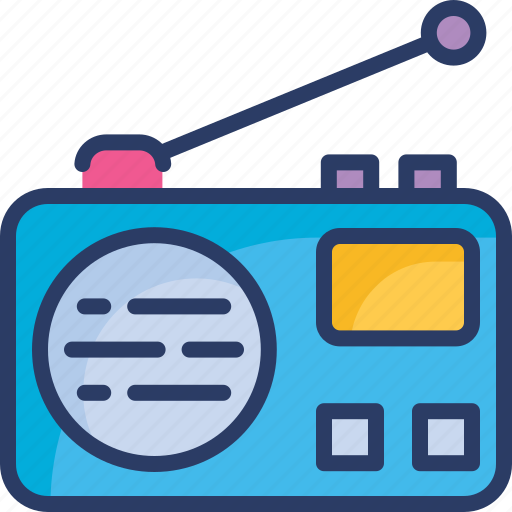 Antena, boombox, communication, equipment, media, music, radio icon - Download on Iconfinder