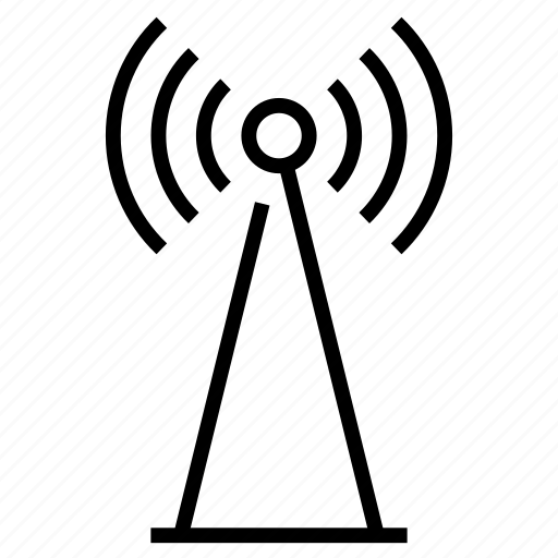 Tower, signal, broadcast, communications icon - Download on Iconfinder