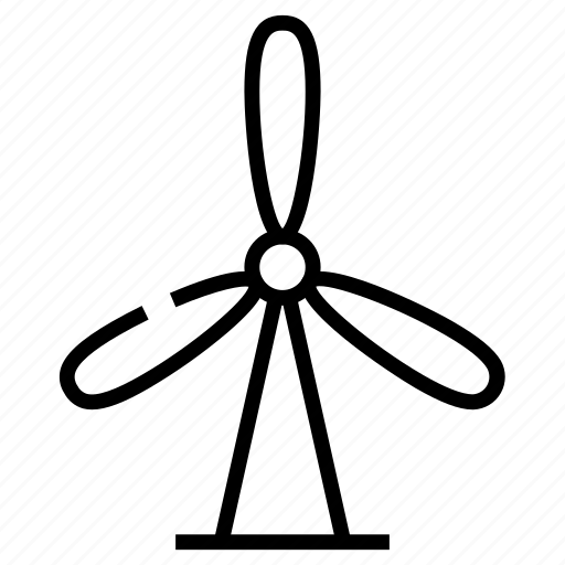 Wind, turbine, electricity, source, energy icon - Download on Iconfinder