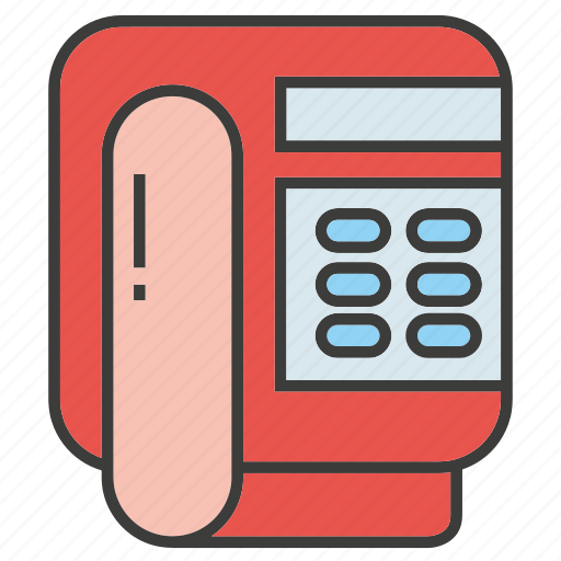Call, electronic, home phone, telephone icon - Download on Iconfinder