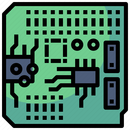 Component, computer, electronics, hardware, pcb, semiconductor icon - Download on Iconfinder