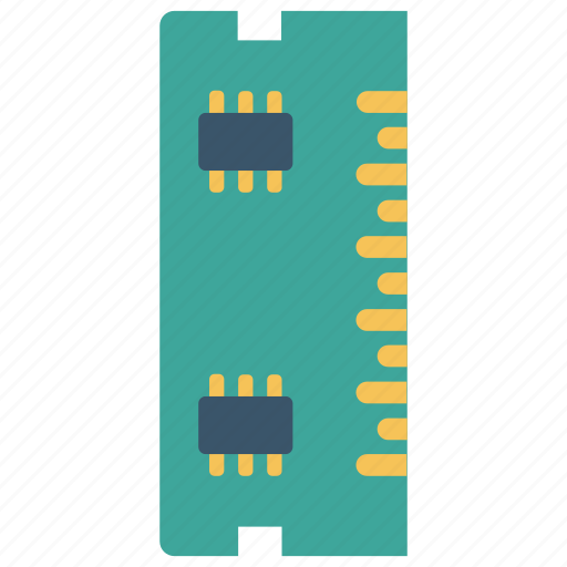 Chip, electronic, hardware, memory, ram icon - Download on Iconfinder