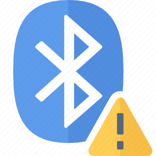 Bluetooth, warning, alert, alarm, notification icon - Download on Iconfinder