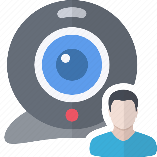 Webcam, man icon - Download on Iconfinder on Iconfinder