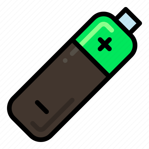 Battery, aa, electronics, power icon - Download on Iconfinder