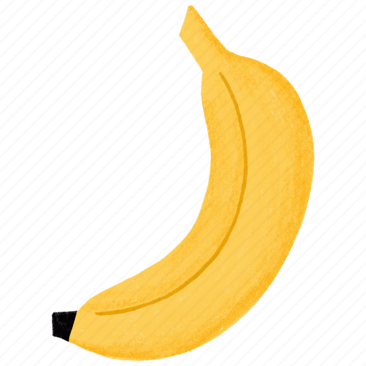 Banana, agriculture, sweet, fruit, food, flavor, vegetarian icon - Download on Iconfinder