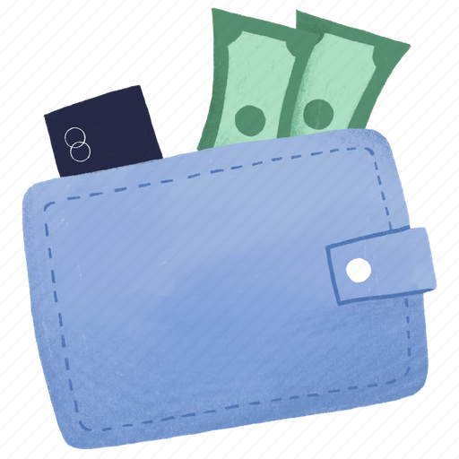 Wallet, money, bifold wallet, cash, banknote, financial, wealth icon - Download on Iconfinder