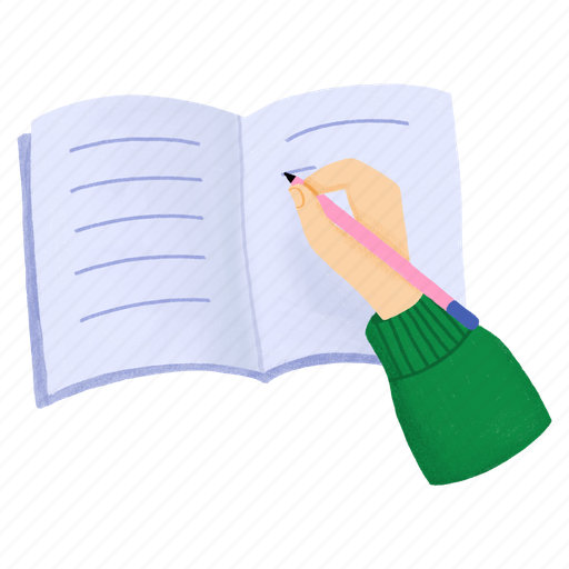 Writing, diary, take note, lecture notes, learning, study, education icon - Download on Iconfinder