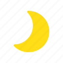 climate, crescent, moon, night, weather