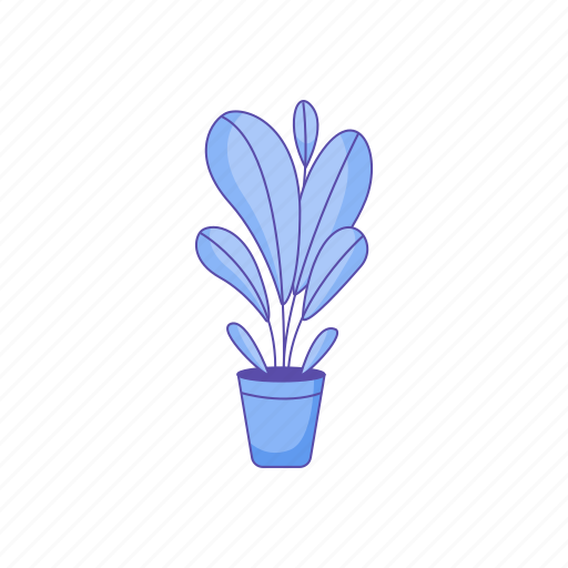Objects, decor, decoration, plant, leaves, leaf, interior icon - Download on Iconfinder
