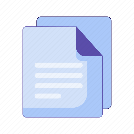 Objects, document, paper, page, file, files, duplicate icon - Download on Iconfinder