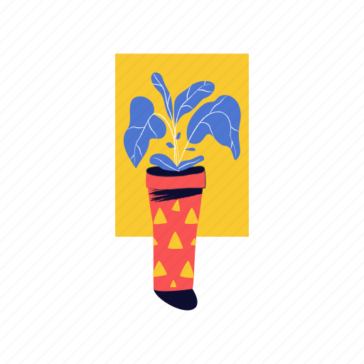 Objects, plant, decoration, decor, potted, pot, vase icon - Download on Iconfinder