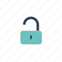 security, objects, unlock, lock, padlock, privacy
