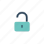 security, objects, unlock, lock, padlock, privacy 