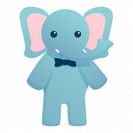 Baby, bow, elephant, heart, tie icon - Download on Iconfinder