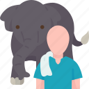 mahout, elephant, handler, trainer, caretaker