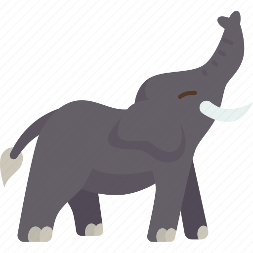 Trumpeting, elephant, wildlife, nature, majestic icon - Download on Iconfinder