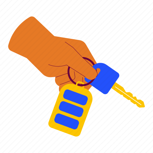 Hand holding car key, car key, hand, hand gesture, lock, security, key illustration - Download on Iconfinder