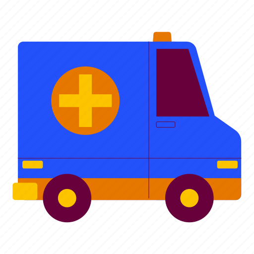 Ambulance, emergency, car, vehicle, transport, transportation, medical transport illustration - Download on Iconfinder