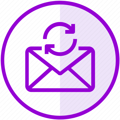 Email, envelope, inbox, mail, refresh, sync, update icon - Download on Iconfinder