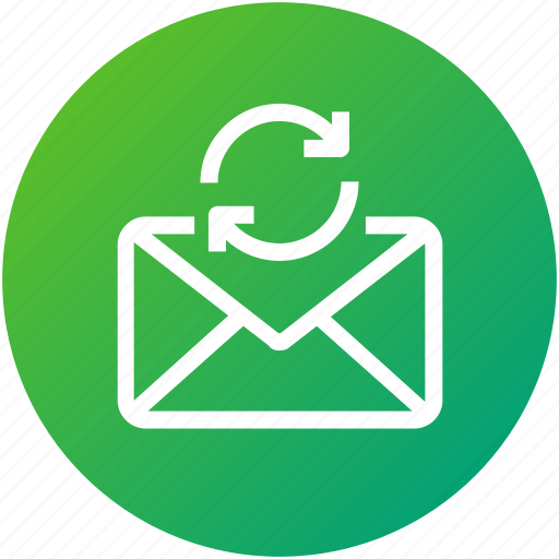 Email, envelope, inbox, mail, refresh, sync, update icon - Download on Iconfinder