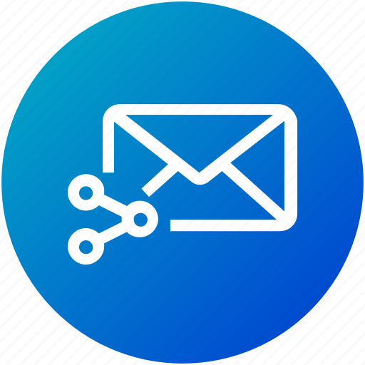 Email, envelope, inbox, letter, link, mail, share icon - Download on Iconfinder