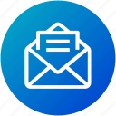 document, email, envelope, inbox, letter, mail