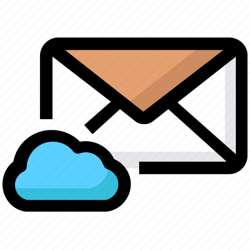 Cloud, email, envelope, inbox, letter, mail, storage icon - Download on Iconfinder