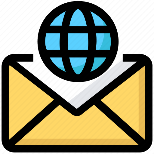 Email, envelope, globe, inbox, international, internet, mail icon - Download on Iconfinder
