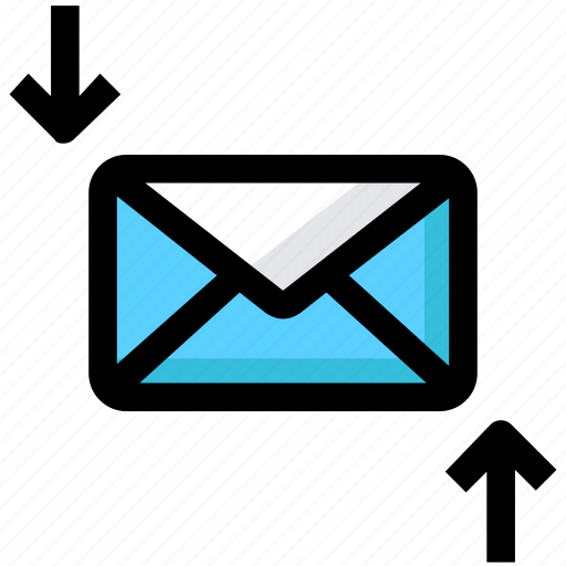 Download, email, envelope, inbox, letter, mail, upload icon - Download on Iconfinder