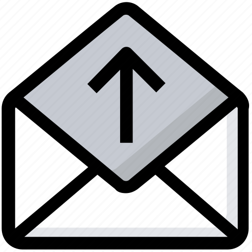 Email, envelope, inbox, letter, mail, upload icon - Download on Iconfinder