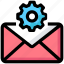 email, envelope, inbox, letter, mail, setting 