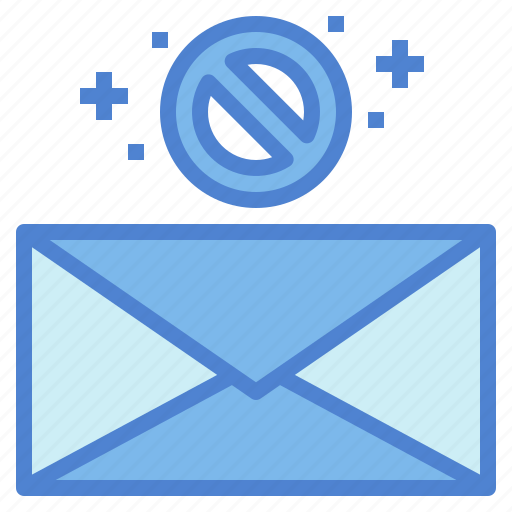 Block, communication, delete, mail, message icon - Download on Iconfinder