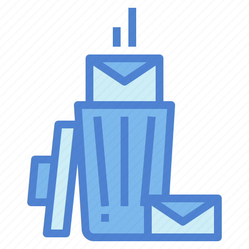 Bin, erase, message, trash icon - Download on Iconfinder