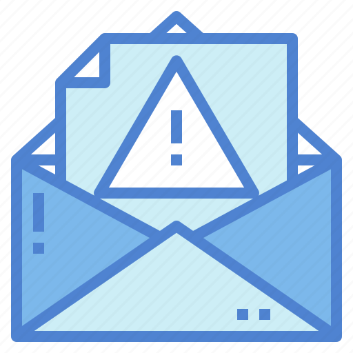 Danger, email, message, signaling, warning icon - Download on Iconfinder