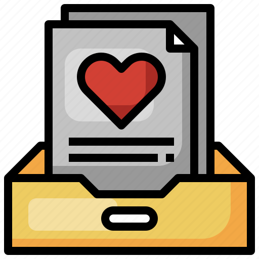 Love, inbox, communications, message, email icon - Download on Iconfinder