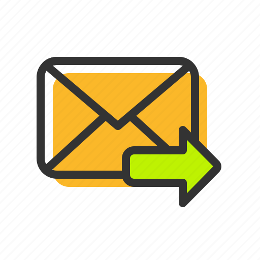 Email, forward, letter, mail, send icon - Download on Iconfinder