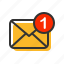 email, letter, mail, unread 