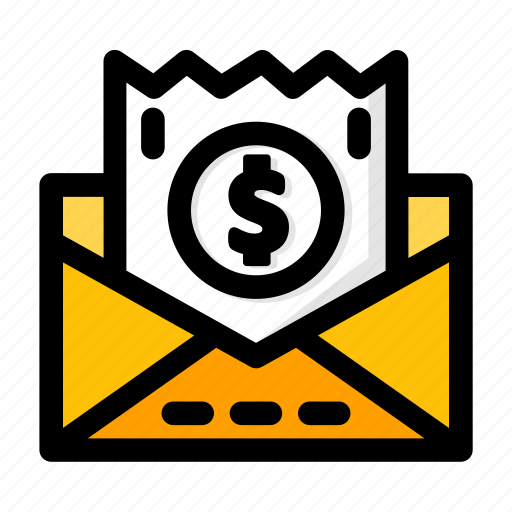 Email, envelope, income, salary, invoice icon - Download on Iconfinder