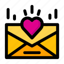 email, envelope, favorite, heart