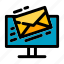 send, mail, message, envelope 